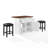 Jorianna Solid Wood Top Kitchen Island