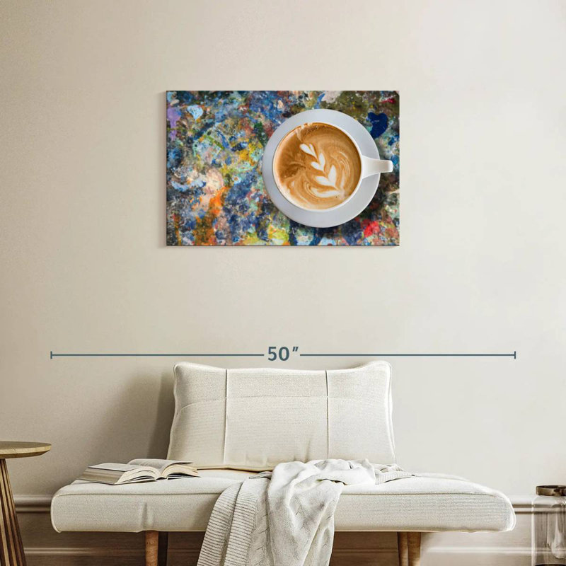 Yarlin Creative Latte Coffee, 20" H x 30" W