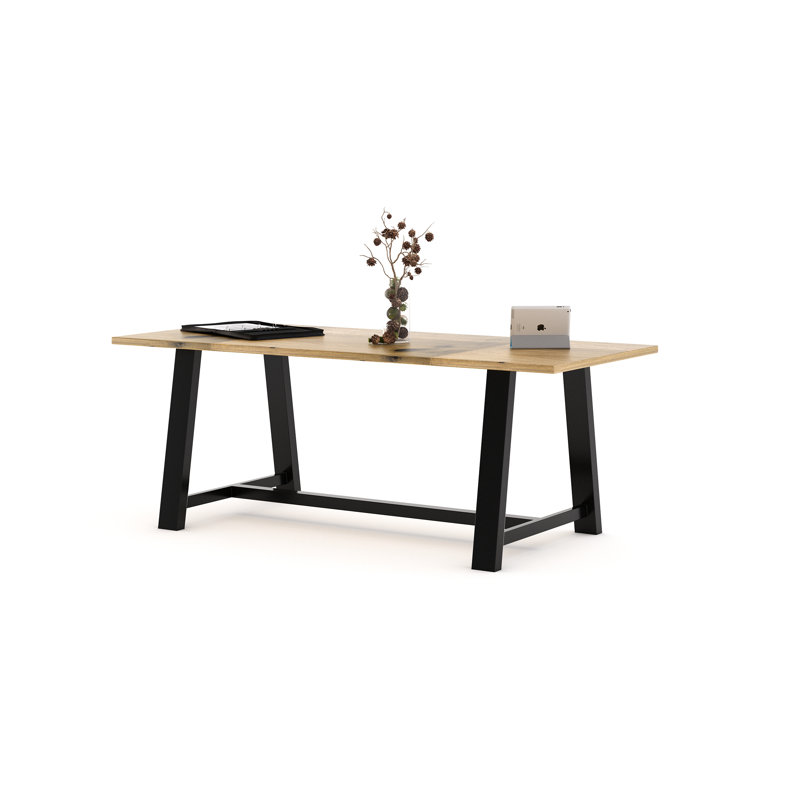 Midtown Solid Wood Breakroom Table, 30" H x 84" L x 36" W, Natural