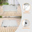 Table pliante portative 4 pi 4 po poids pliable intérieur et extérieur 135 kg