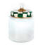 Emerald Check Glass/Stainless Steel/Brass/Steel Jar-755164612