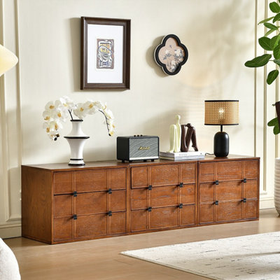 French-style Retro Combination TV Cabinet