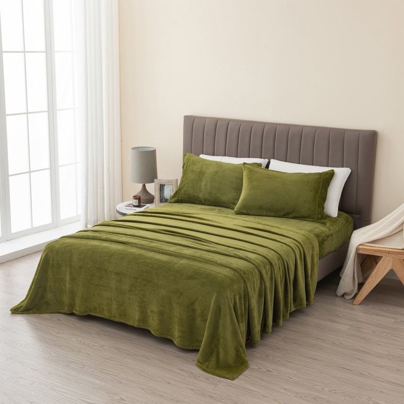 Ensembles de draps en velours ultra doux, Double, Chats