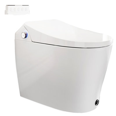 Sotomo Wm-07p0020918-stm Smart Toilet With Built-in Water Tank & Pump, 1.06 Gpf Powerful Ultra Siphon Water-saving Design, Adjustable Warm Water Bidet, Auto Flush, Auto Lid Open And Close, Seat Heating