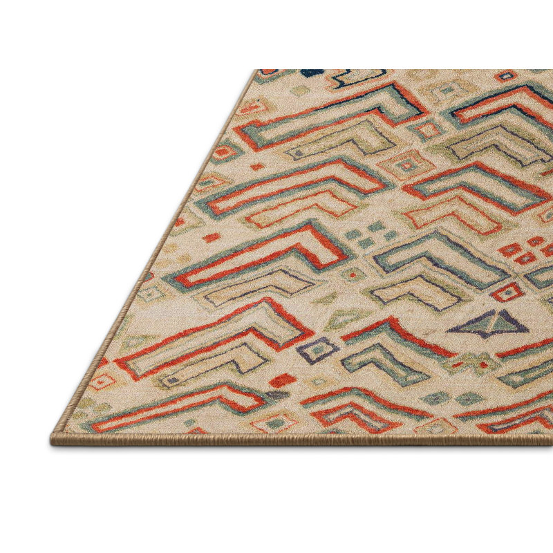 Abstract Indoor Rug, Rectangle 7' x 10'