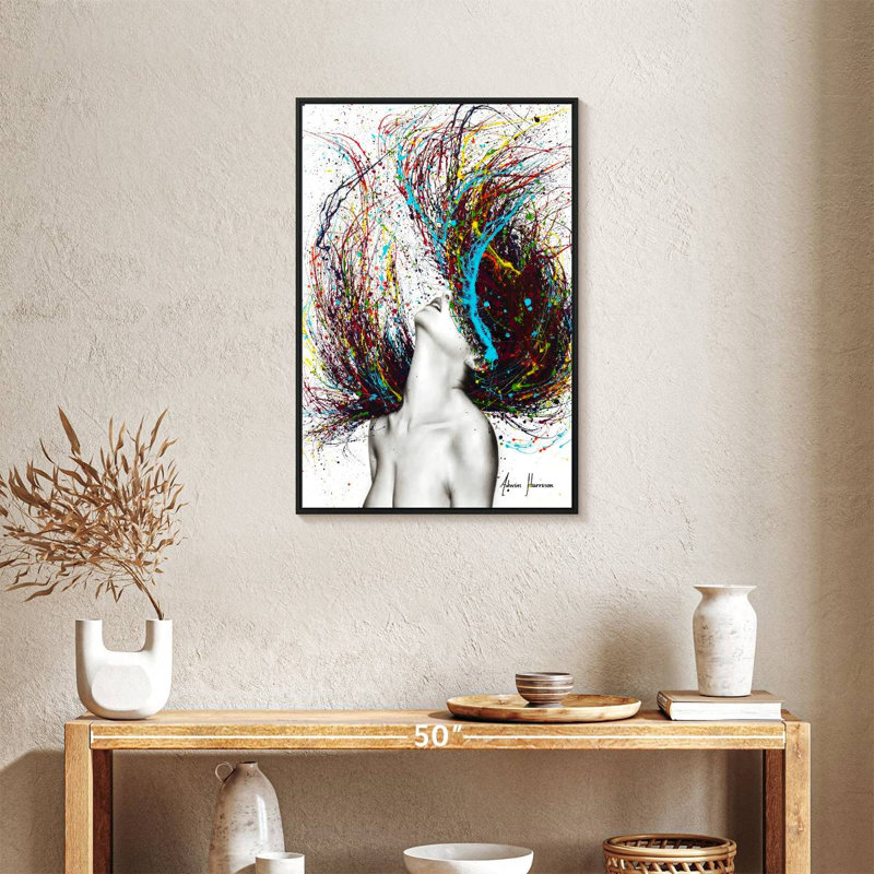 Excite, Floating Frame Black, 21" X 31"