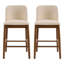 Chaise de bar avec revêtement beige-1002171718