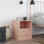 34.5cm W Steel Bedside Table-101281124