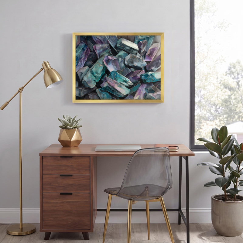 Cristal fusion, 53" H x 40" W
