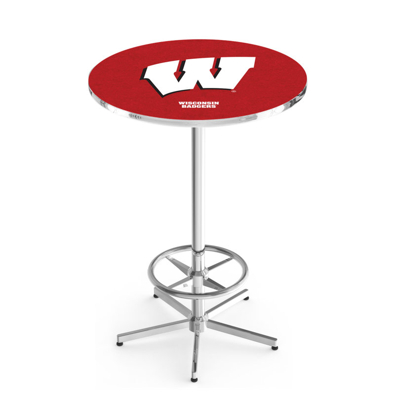 Table de pub NCAA, Université du Wisconsin - Badger Logo