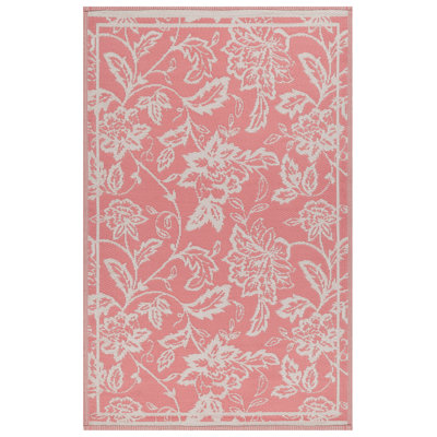 Anemone Floral Flatweave Indoor / Outdoor Area Rug