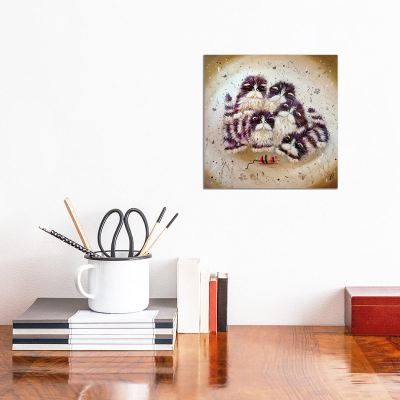 Mouse by Kim Haskins - Wrapped Canvas Print, 30.48 cm H x 30.48 cm W