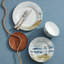 Seaside 12-Piece Lightweight Chip-Resistant Bone China Dinnerware Set, Service for 4
