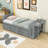 Lassen Twin Wooden Platform Bed with Twin Trundle, Storage Drawers and Desk-1584752593