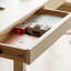 Bureau blanc rectangulaire en bois massif-1323446414