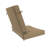 Dining Chair Cushion, 20" X 40" X 3.5", Premium Memory Foam Core With Waterfall Edge, Sunbrella Fabric, Patio Cushion For Outdoor Dining Chairs-198550365