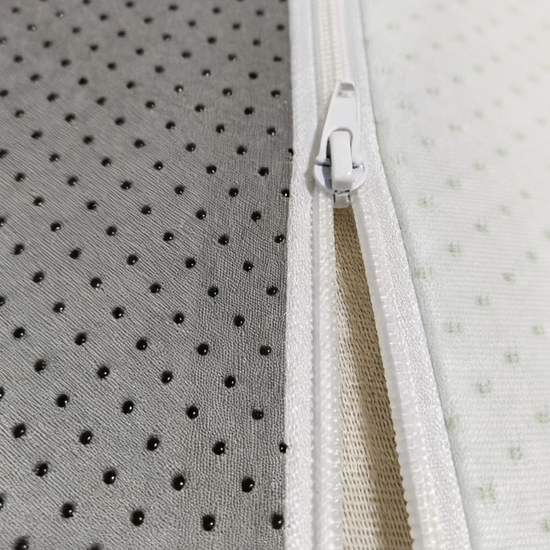 Matelas pour lit simple en mousse à mémoire de forme vert, 6 pouces, sans fibre de verre, blanc