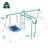 Swing Sets For Backyard With Monkey Bars, Belt Swing, Platform Swing, Climbing Net, Trapeze Bar, Outdoor Playset For Kids