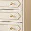 Armoire de rangement robuste en bois massif à 8 tiroirs