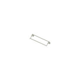 Deltana R2006-U15 24" Center To Center R-Series Bathroom Towel Bar Double Satin Nickel