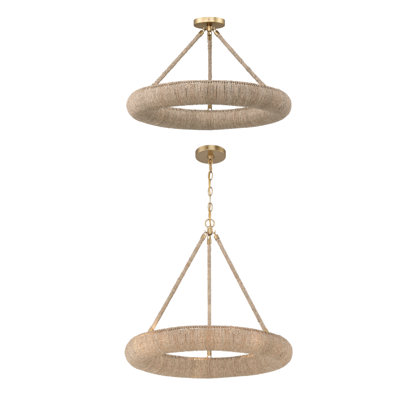 Plafonnier semi-encastré Ebright Combray