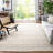 Natura Hand Woven Wool/Cotton Geometric Rug in Ivory-2127433179