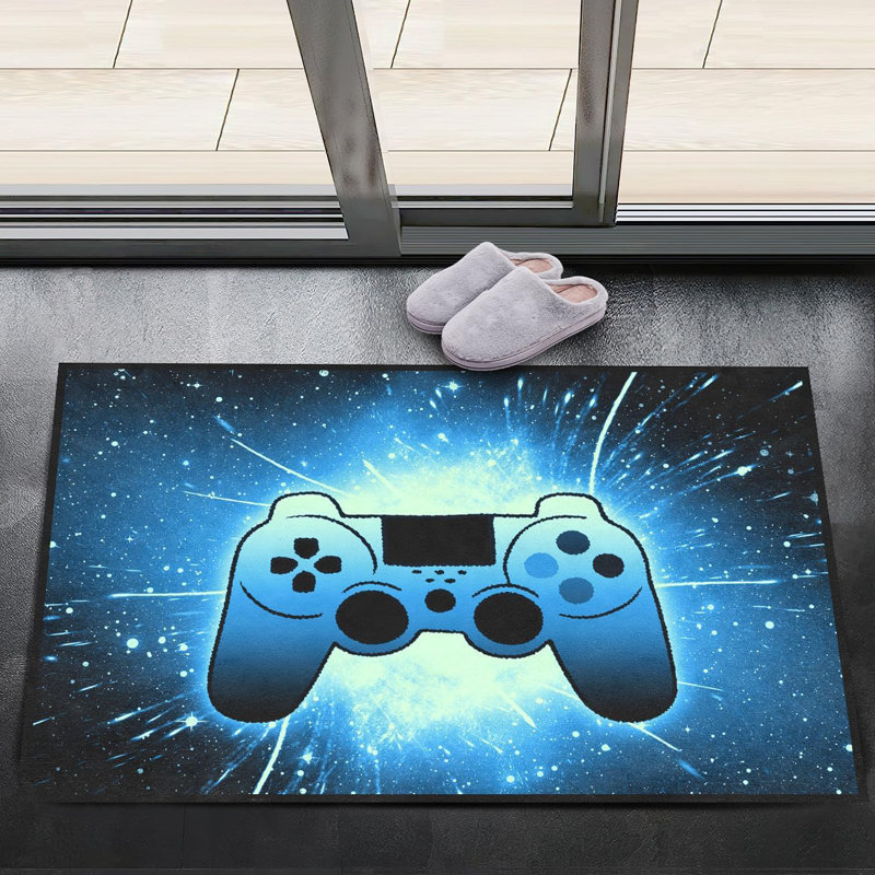 35"X23" Bold Graphic Print Rug - Non-Slip Washable Carpet For Living Room Bedroom Yoga Home Decor (Perfect Gift For All Occasions)