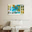 Faux fenêtre scène sur toile-1765089280