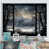 White Floater Framed