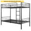 Twin Over Twin Metal Bunk Bed-258684911