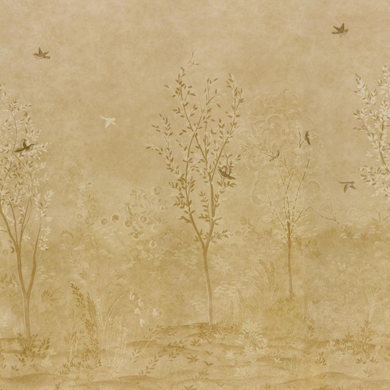 Schumacher X Colette Cosentino Wall Mural, Gold