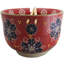 Ensemble de grandes bols de roquette Donburi 24 oz avec des baguettes Chrysanthemum