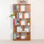 Bibliothèque moderne à 5 niveaux avec base de rangement robuste-129936501