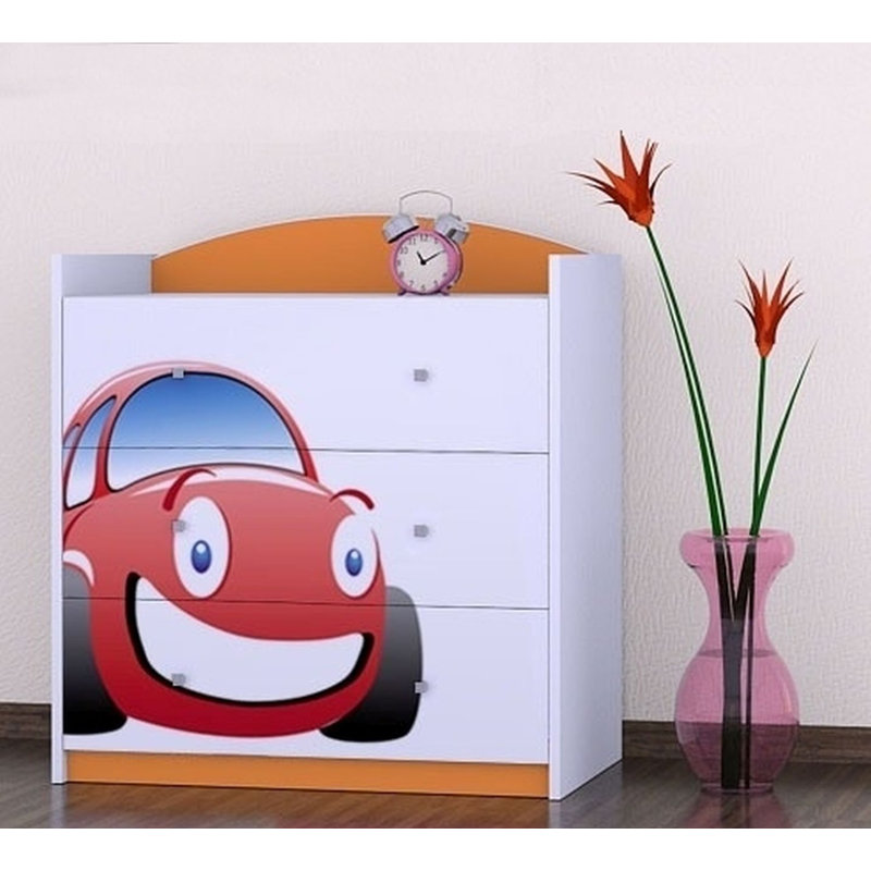 Norsworthy Kids 3 - Drawer Chest, Orange