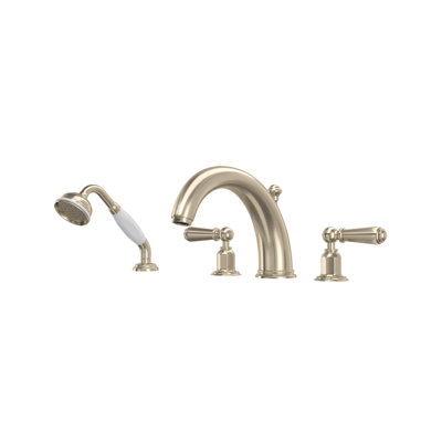 Edwardian 4-Hole Deck Mount Tub Filler