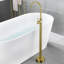 Robinet de baignoire sur pattes à poignée simple-82941387