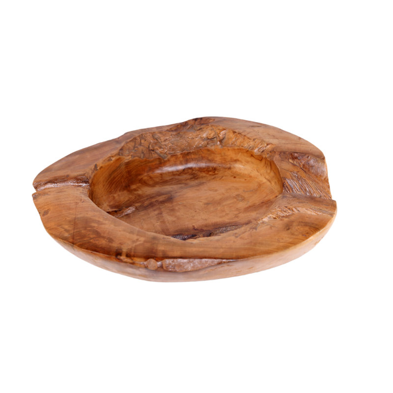 Solid Wood Decorative Bowl