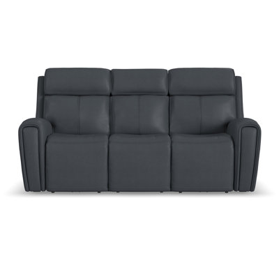 Sullivan Power Reclining Sofa With Console, Power Headrests & Lumbar