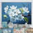 Cadre flottant blanc