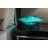 XBrand 8" Color-Changing LED Mist Indoor Tabletop Fountain with Inline Control, Aromatherapy Humidifier, Glass & Metal, Blue-1143463307