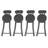 4Pcs Portable Folding Stool Kitchen Counter-380299426