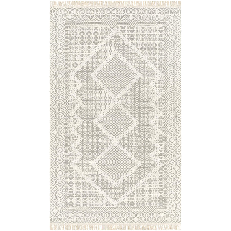 Kenyatta Wool Southwestern Indoor Rug, Rectangle 6' x 9'