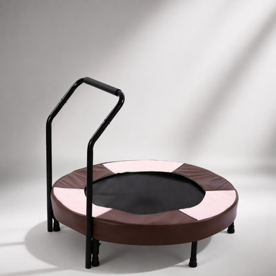36 Inch Nursery Trampoline for Kids, Ages 1 Plus, Mini Indoor Foldable Rebounder with Handle, Stable & Quiet, Toddler Trampoline Toys, for Boys & Girls