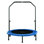 Mini trampoline Plexalife pour adultes - Trampoline intérieur / extérieur Rebondeur d'exercice - Petit trampoline pliable pour enfants avec barre réglable et rembourrage de sécurité
