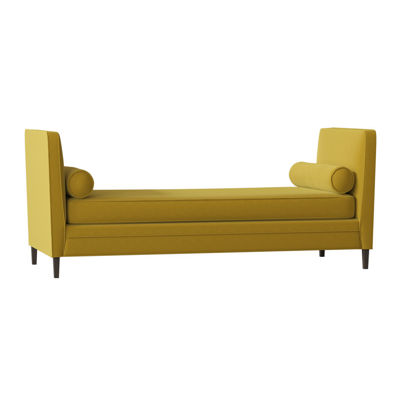 Banc rembourré Lydia, Herbe de blé Sachi, Naturel