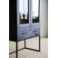 Armoire d'appoint rectangulaire, armoire d'appoint, buffet avec base en fer, armoire de rangement décorative pour la maison