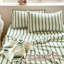 Draps en percale rayée, draps de lit en microfibre douce prélavée à fines rayures, ensemble de draps de style ferme avec poches profondes-133897298-133897300