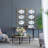 3 Mirror Piece Wall Mirror In Gold Rectangular Frame, Home Wall Decor