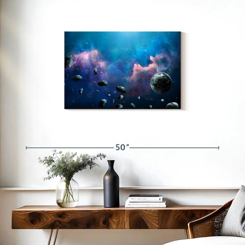Oberle Floating Asteroids, 20" H x 30" W
