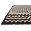 Tapis noir et blanc Mulloy